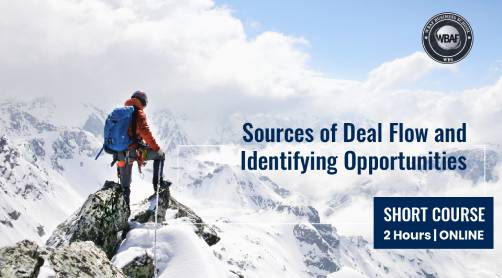 Identifying Opportunities and Sources of Deal Flow Course