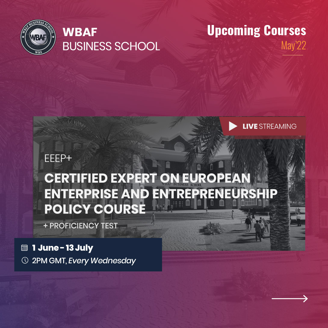 Certified Expert On European Enterprise And Entrepreneurship Policy Course
